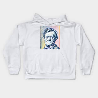 Richard Wagner Portrait | Richard Wagner Artwork 12 Kids Hoodie